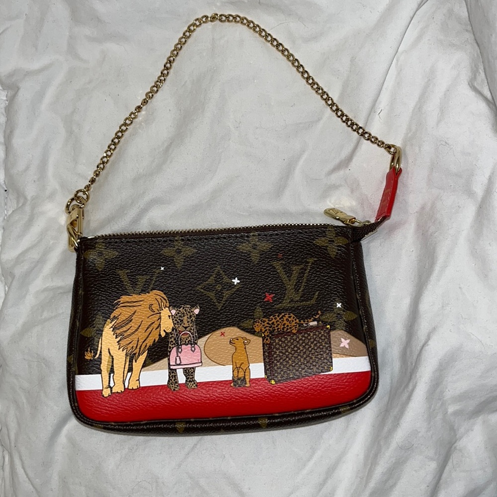 LV mini pochette big cats (2018) Christmas limited edition